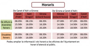 horari busos